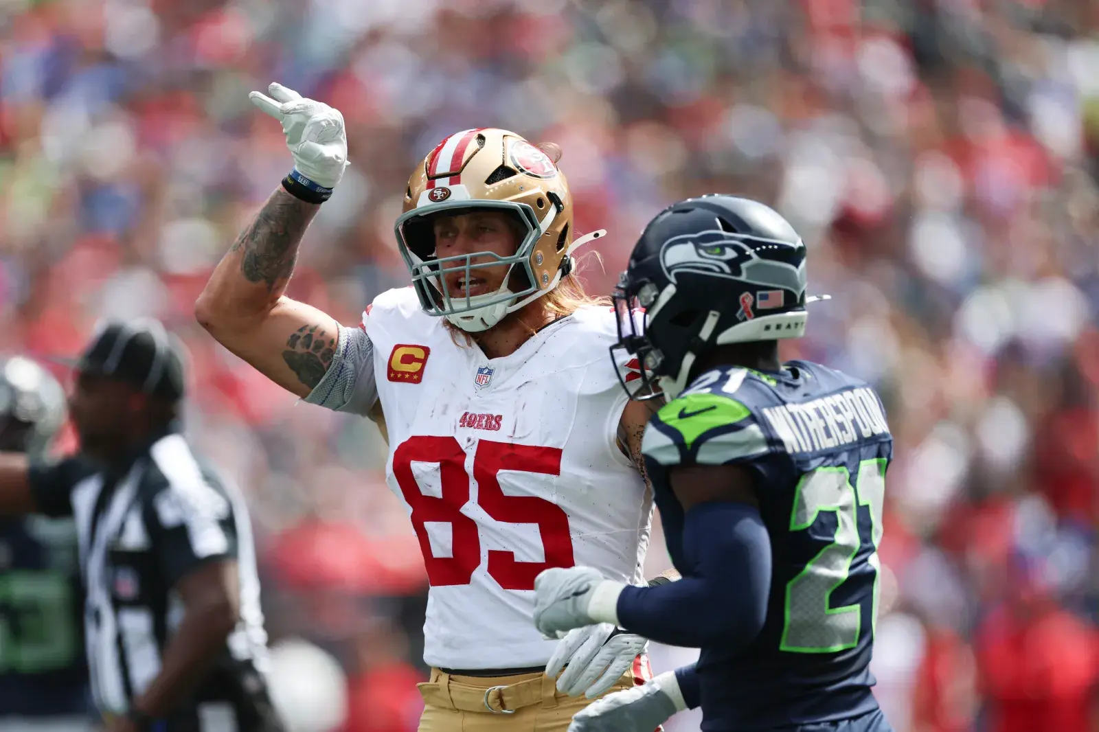 49ers tight end George Kittle
